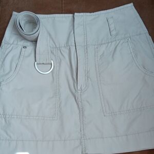 Calvin Klein Grey Cotton Mini Skirt.SP